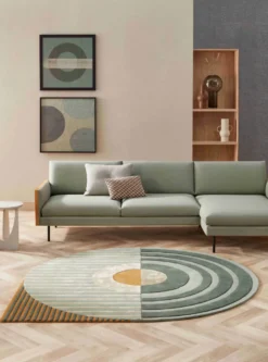Brinker Carpets Fano Girare Green Vloerkleed
