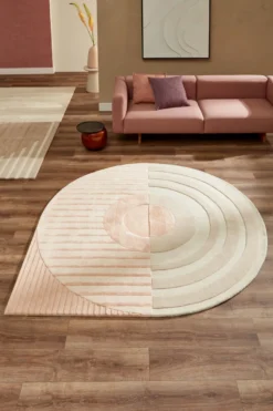 Brinker Carpets Fano Girare White Beige Vloerkleed