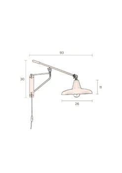 Dutchbone Hector Wandlamp
