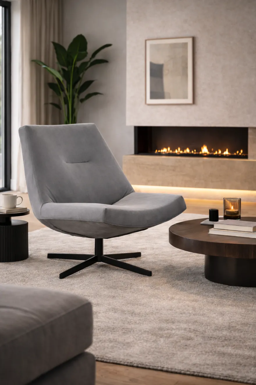 Eijerkamp Collectie Cliff Draaifauteuil
