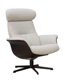 Eijerkamp Collectie Time-Out Beige Relaxfauteuil + Hocker