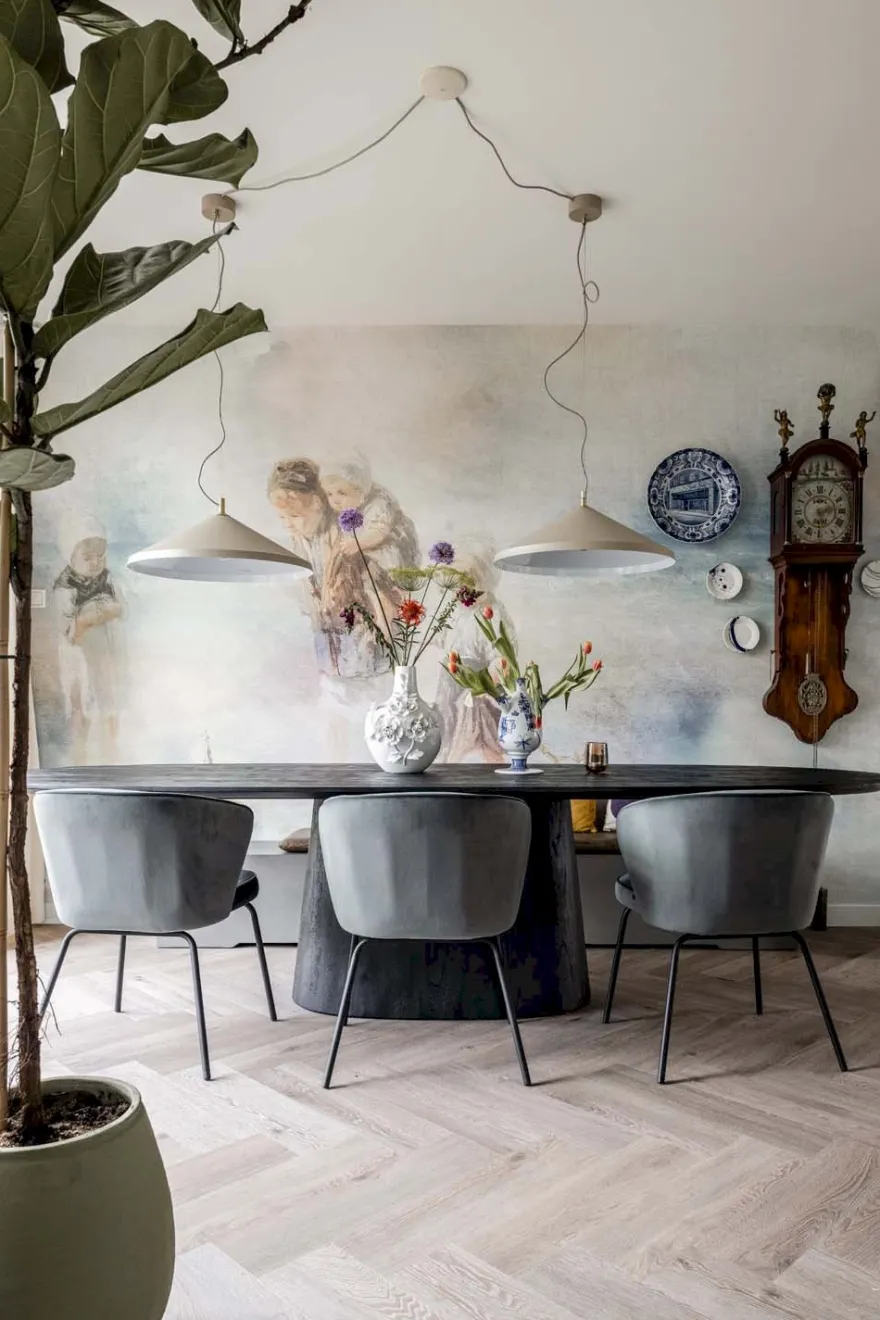 Eleonora Aron Zwart Eettafel