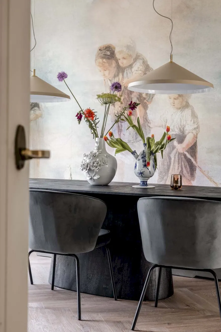 Eleonora Aron Zwart Eettafel