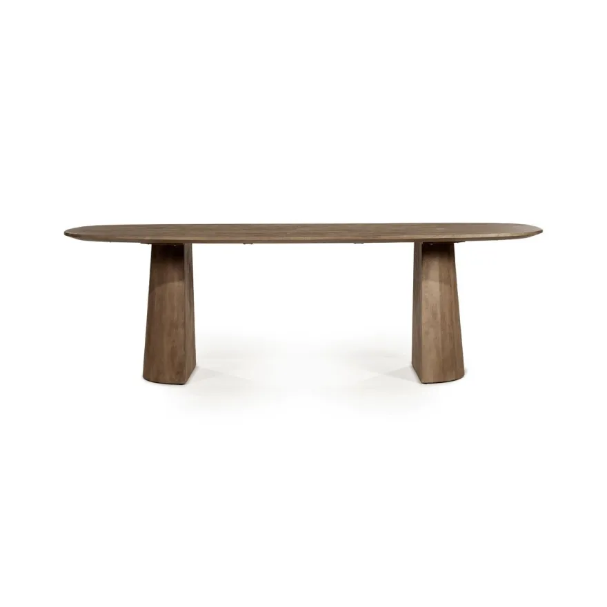 Eleonora Lune Lichtbruin Eettafel