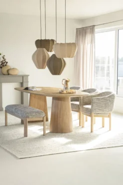 Eleonora Lune Naturel Eettafel