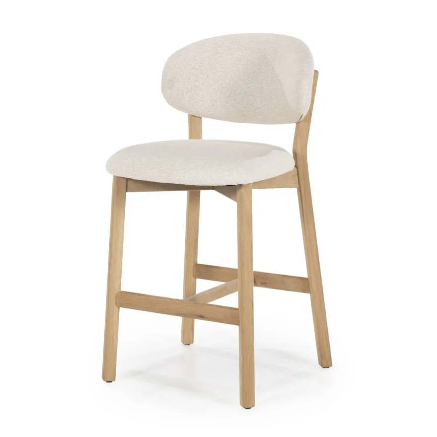 Eleonora Mikky Beige Barkruk