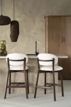 Eleonora Mikky Beige Barkruk