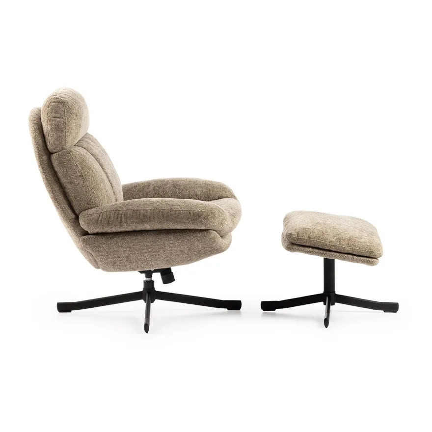 Feelings Wonen Lenn Relaxfauteuil + Hocker