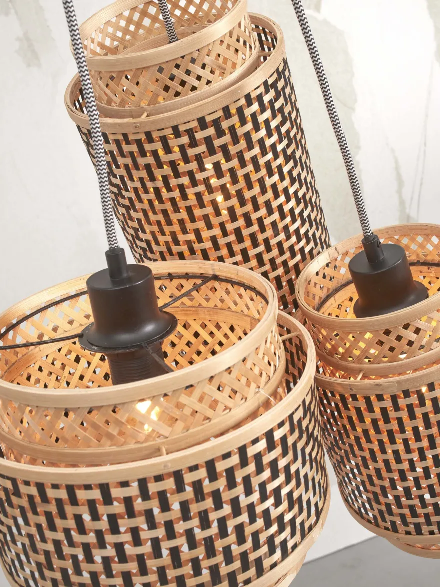 Good&Mojo Bhutan 3 Shades Hanglamp