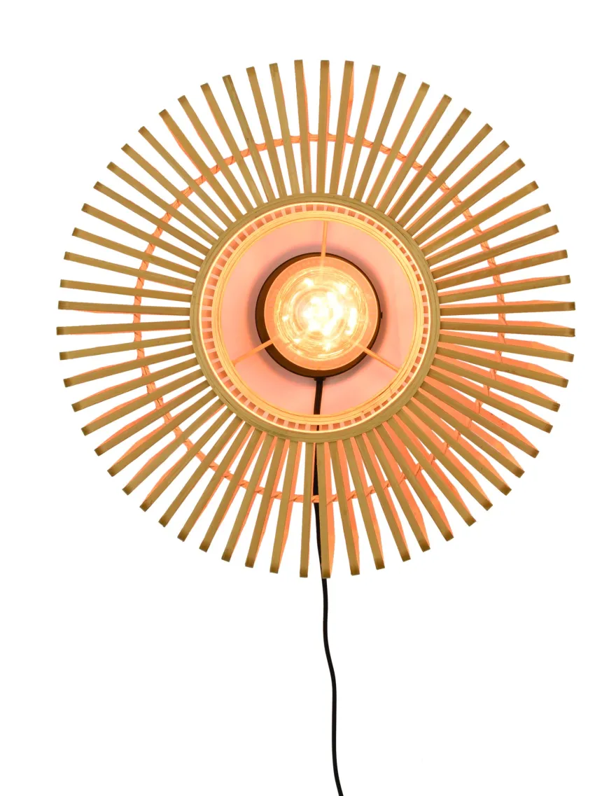 Good&Mojo Bromo Bamboo Wandlamp