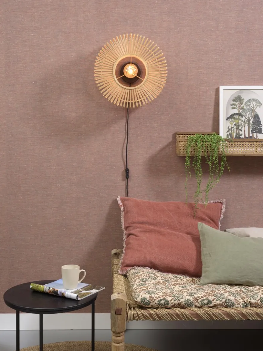 Good&Mojo Bromo Bamboo Wandlamp