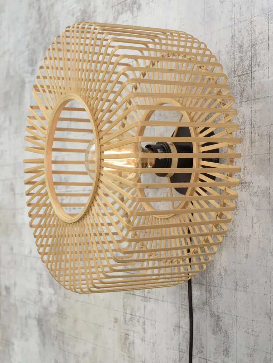 Good&Mojo Bromo Bamboo Wandlamp