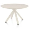 Henders en Hazel Caletta Beige Centrale Kruispoot Eettafel