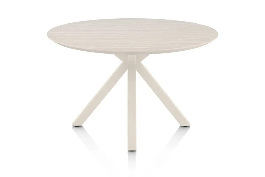 Henders en Hazel Caletta Beige Centrale Kruispoot Eettafel