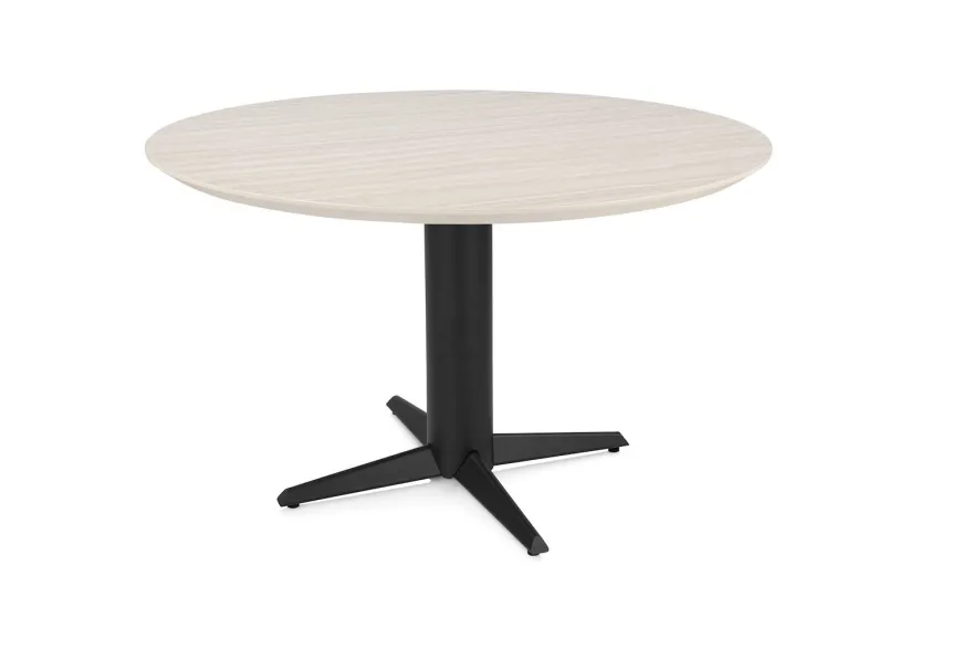 Henders en Hazel Caletta Zwarte Centrale Teenpoot Eettafel