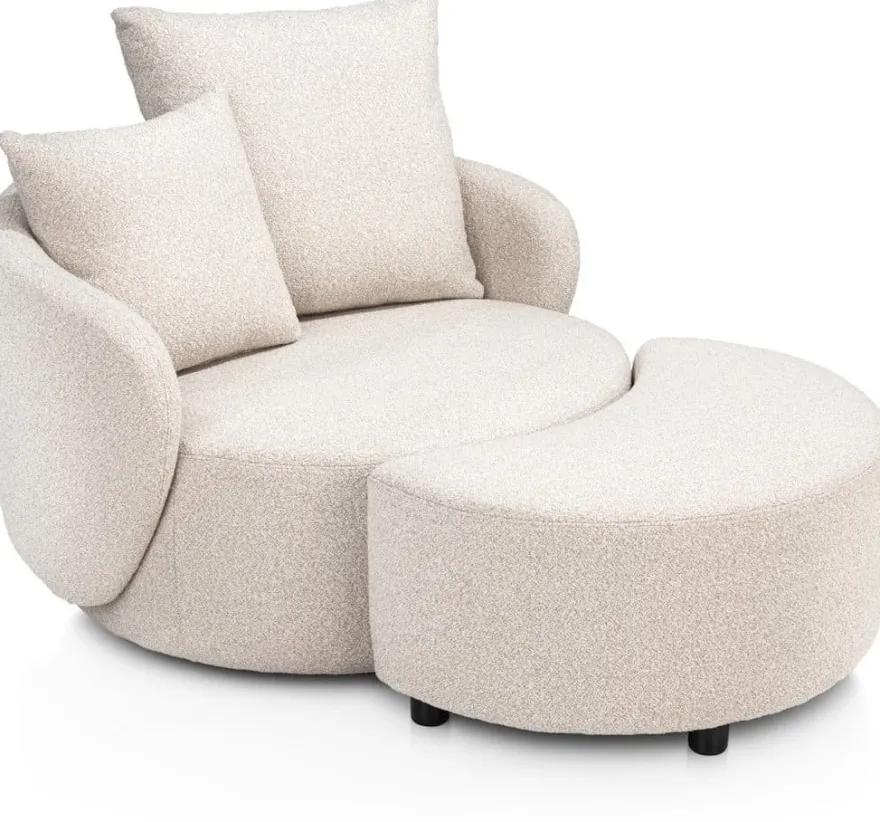Henders en Hazel Elise Fauteuil + Hocker