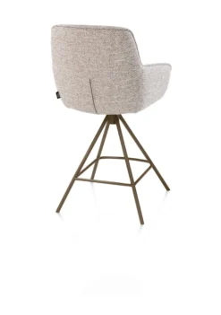 Henders en Hazel Mateo Steelbrown Poten Barstoel