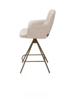 Henders en Hazel Mateo Steelbrown Poten Barstoel