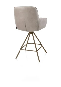 Henders en Hazel Mateo Steelbrown Poten Barstoel