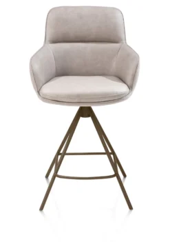Henders en Hazel Mateo Steelbrown Poten Barstoel