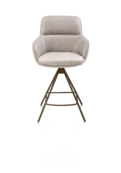Henders en Hazel Mateo Steelbrown Poten Barstoel