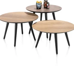 Henders en Hazel Maze Rond L Salontafel