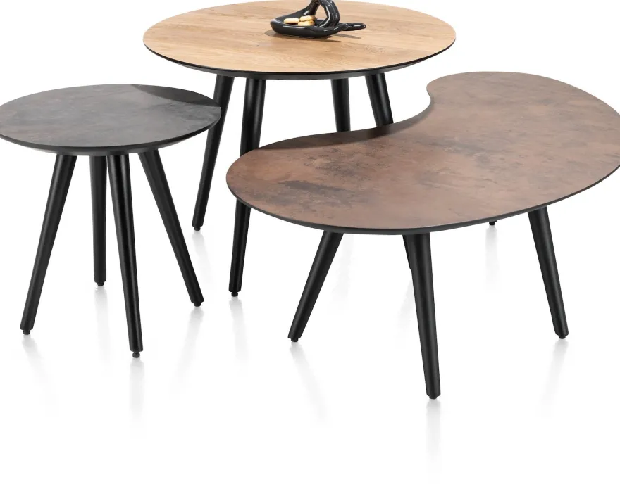 Henders en Hazel Maze Rond M Salontafel