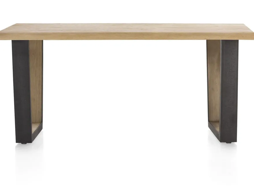 Henders en Hazel Metalox V-Poot Hout Eettafel