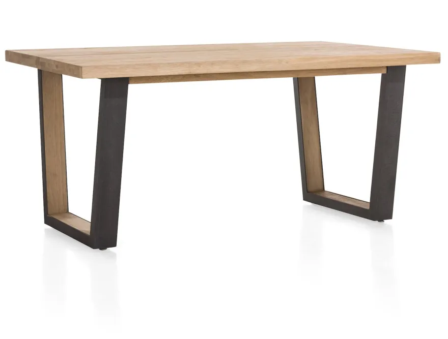 Henders en Hazel Metalox V-Poot Hout Eettafel