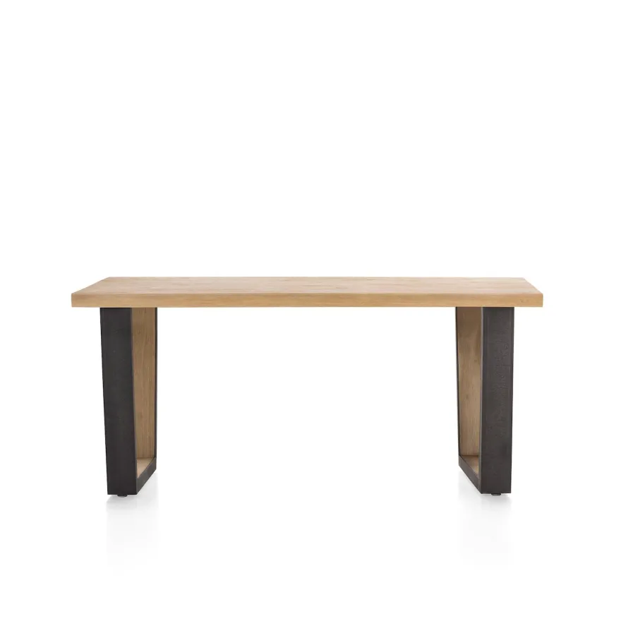 Henders en Hazel Metalox V-Poot Hout Eettafel