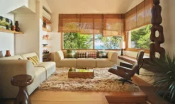 HKLIVING Fluffy Square Vloerkleed