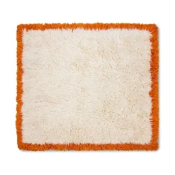 HKLIVING Fluffy Square Vloerkleed
