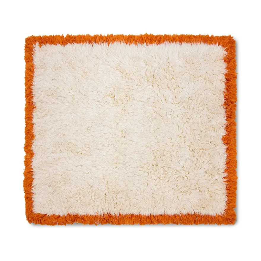 HKLIVING Fluffy Square Vloerkleed