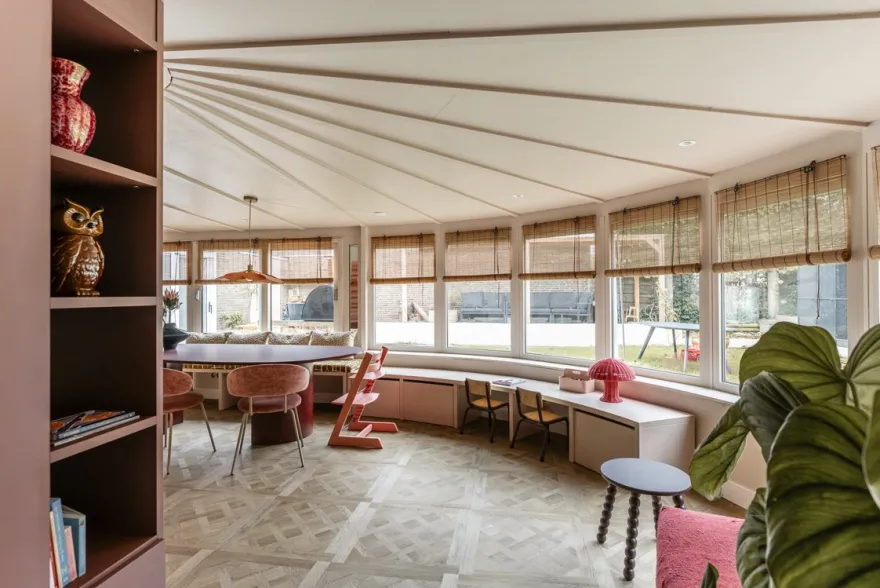 HKLIVING Rattan Tafellamp