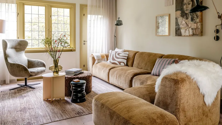 HKLIVING Rustic Vloerkleed