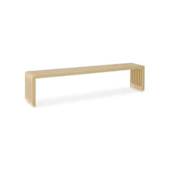 HKLIVING Slatted L Bank