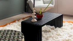 HKLIVING Slatted M Bank