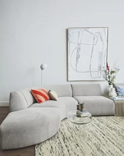 HKLIVING Striped Velvet Koraal Sierkussen