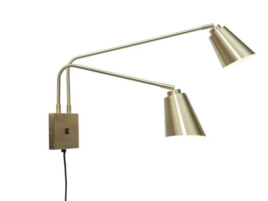 It's about RoMi Bremen 2 spots Wandlamp