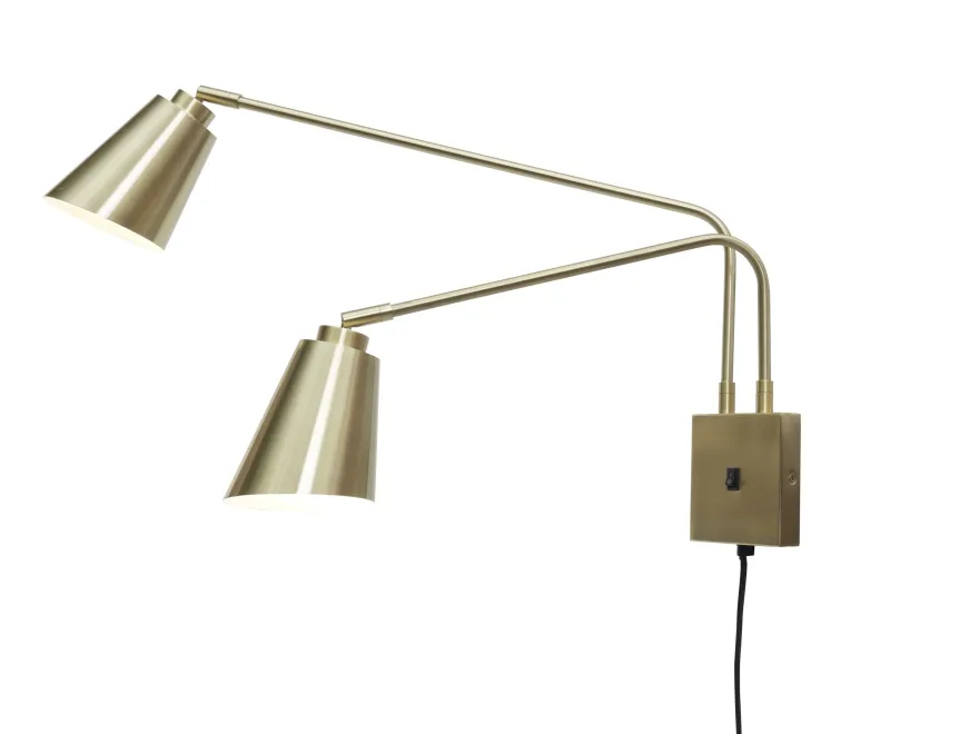 It's about RoMi Bremen 2 spots Wandlamp