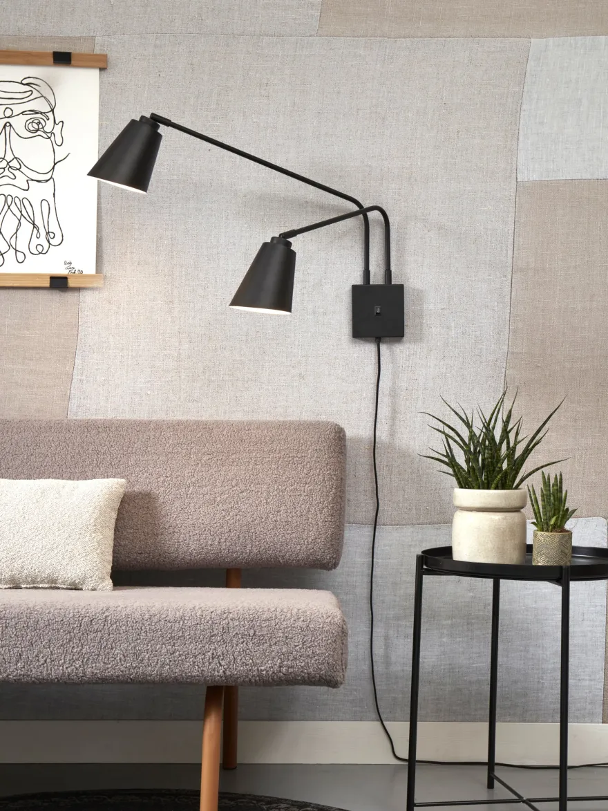 It's about RoMi Bremen 2 spots Wandlamp