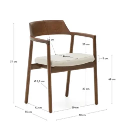 Kave Home Alocs Eetkamerstoel