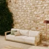 Kave Home Ambra 3-Zitsbank