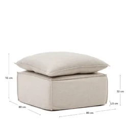 Kave Home Anarela Hocker