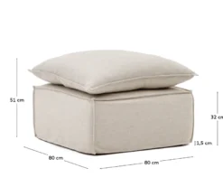 Kave Home Anarela Hocker