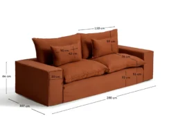 Kave Home Anarela 3-Zitsbank