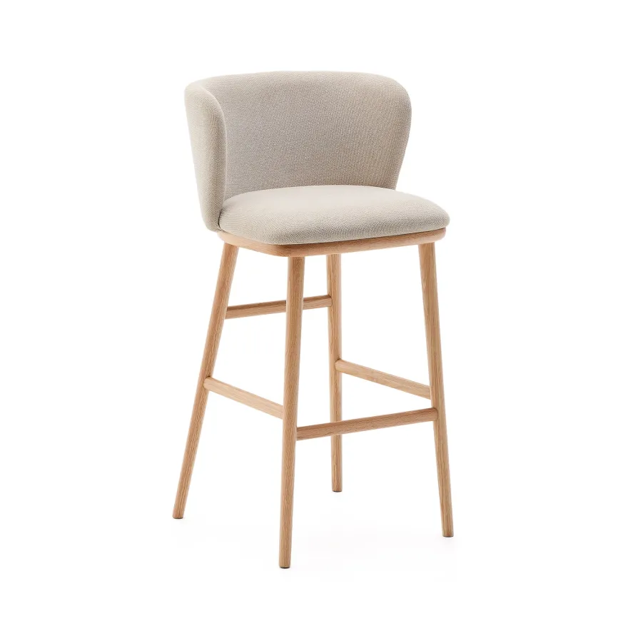Kave Home Ciselia Hoog Barstoel