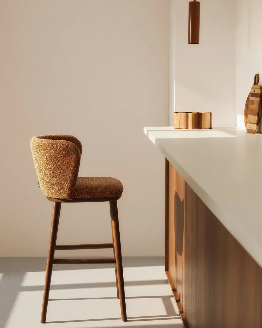 Kave Home Ciselia Hoog Barstoel