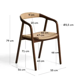 Kave Home Derile Eetkamerstoel