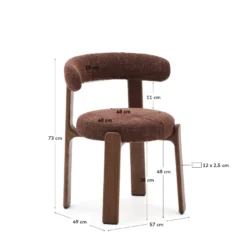 Kave Home Granite Eetkamerstoel
